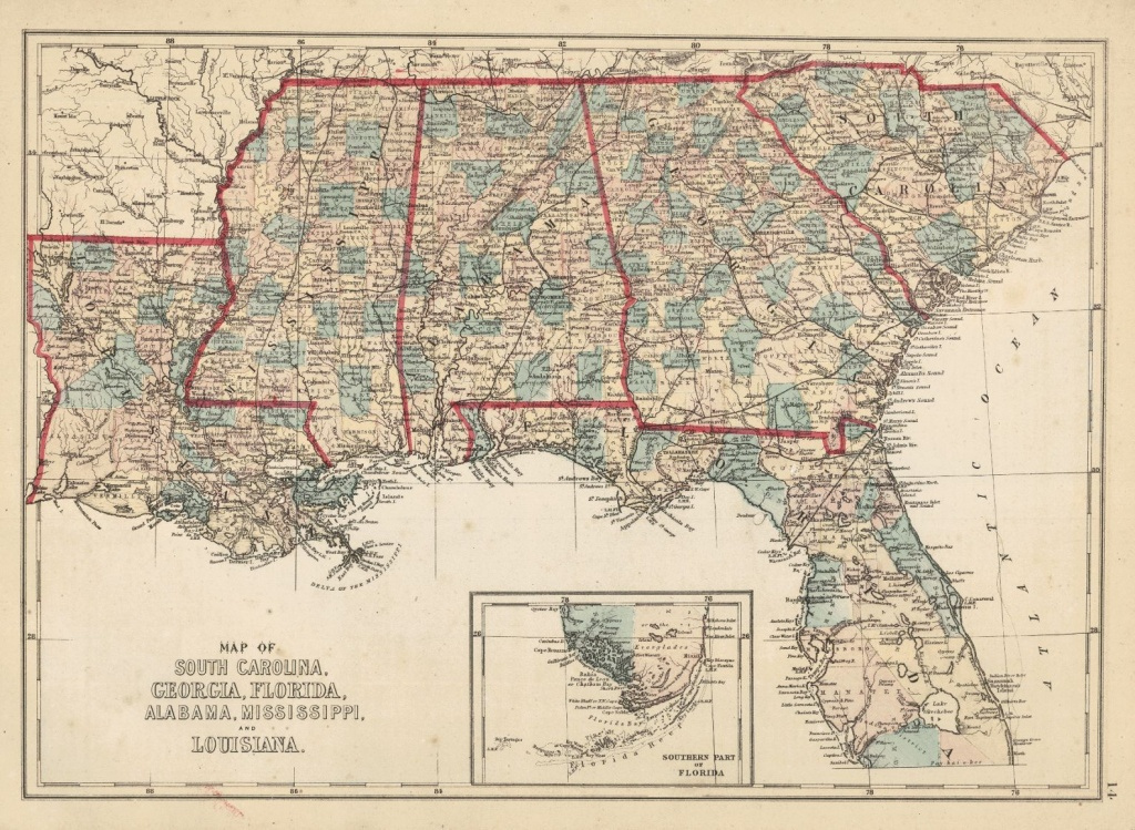 Map Of Alabama And Florida Printable Maps