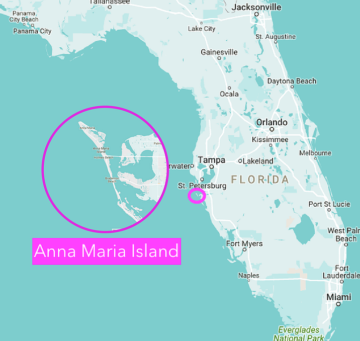 Anna Maria Island In Florida Map