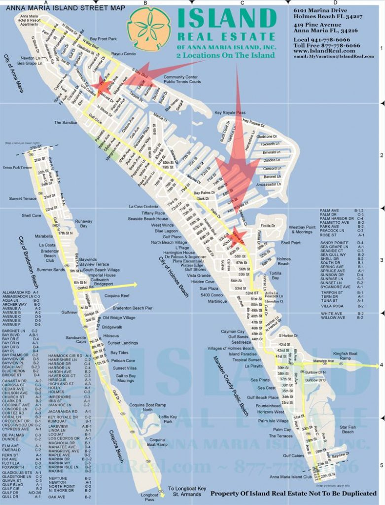 Map Of Anna Maria Island Zoom In And Out Anna Maria Island In 