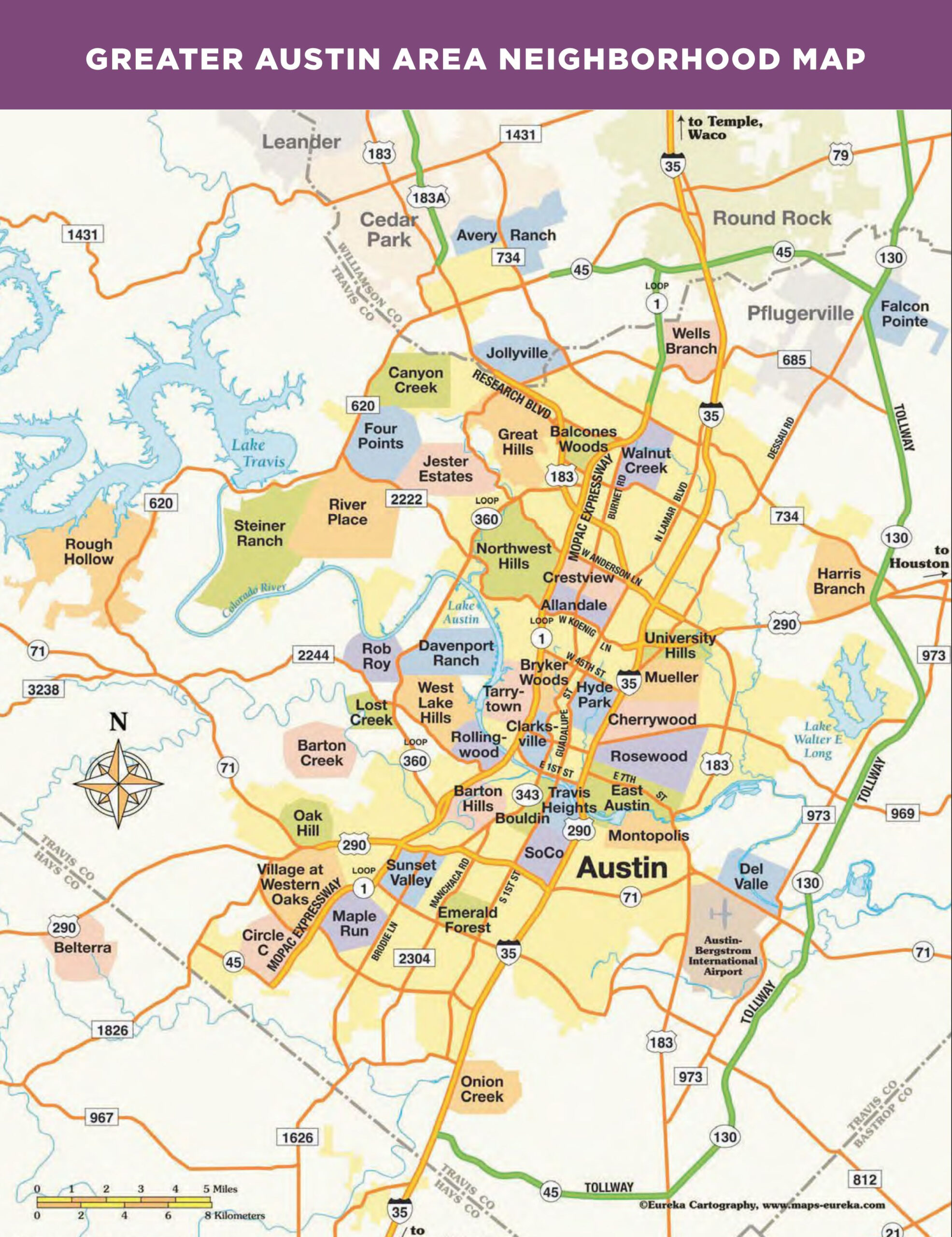 Map Of Austin Tx Area Maps Catalog Online | Wells Printable Map