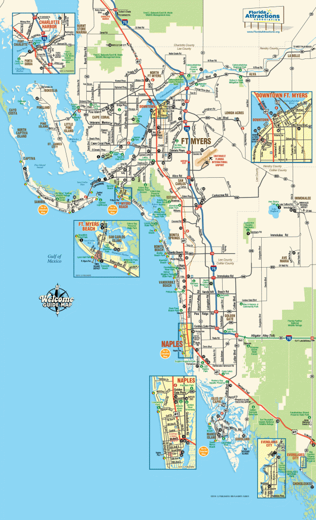 Map Of Bonita Springs And Naples Florida Printable Maps