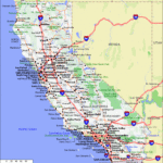 Map Of California 1 California Map California California Travel