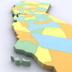 Map Of California 3D Model MAX OBJ 3DS MTL TGA CGTrader