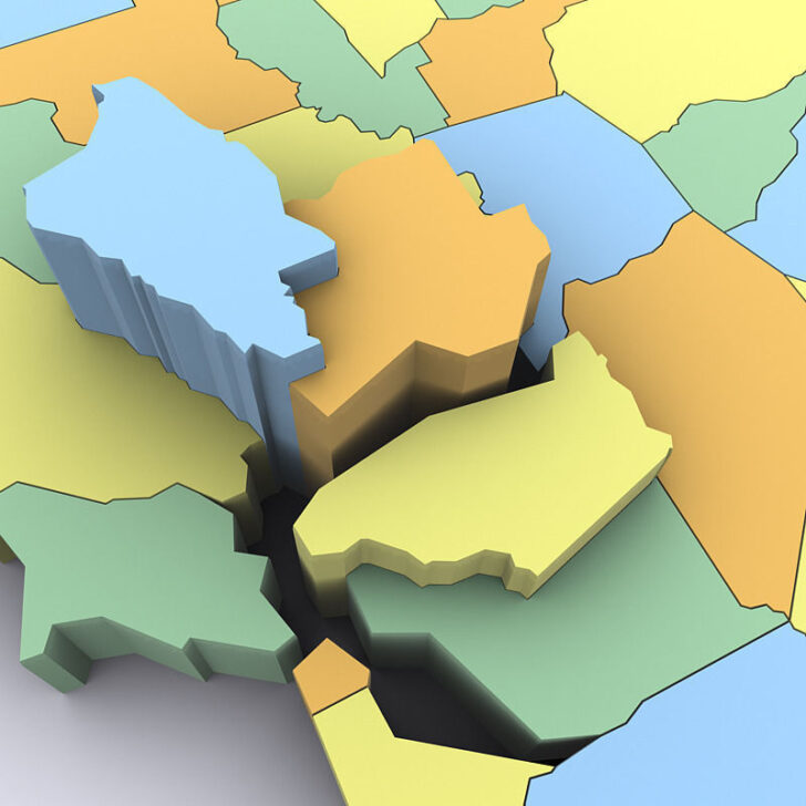 3d Model Map California