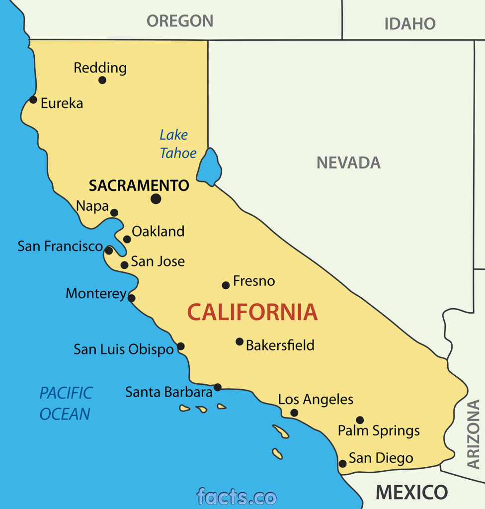 google map of california cities        <h3 class=