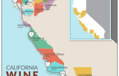 Map Of California Wine Appellations Printable Maps