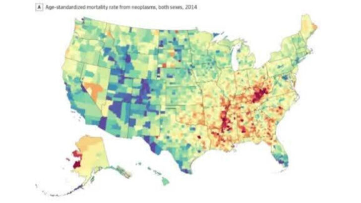 Map Of Cancer Clusters In Florida