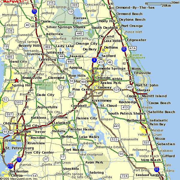 Map Of Central Florida Bing Images Florida Pinterest