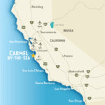 Map Of Charming California Klipy Charming California Map