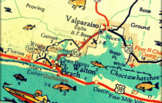 Map Of Destin Florida Area Free Printable Maps