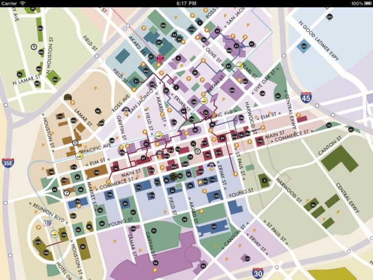 Downtown Dallas Map And Guide