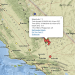 Map Of Earthquakes In California