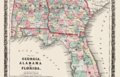 map of florida georgia florida map Map Of Florida Georgia Florida Map