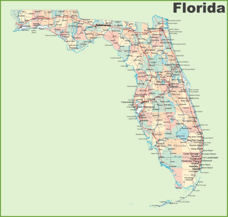 Free Printable Map Of Florida Gulf Towns