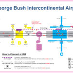 Map Of George Bush Intercontinental Airport Houston Texas Business