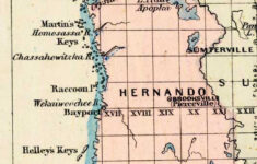Map Of Hernando County Florida 1877