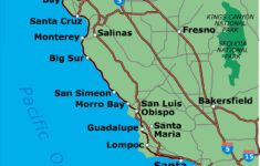 Map Of Highway 1 California Klipy Map Of Hwy 1 California Coast