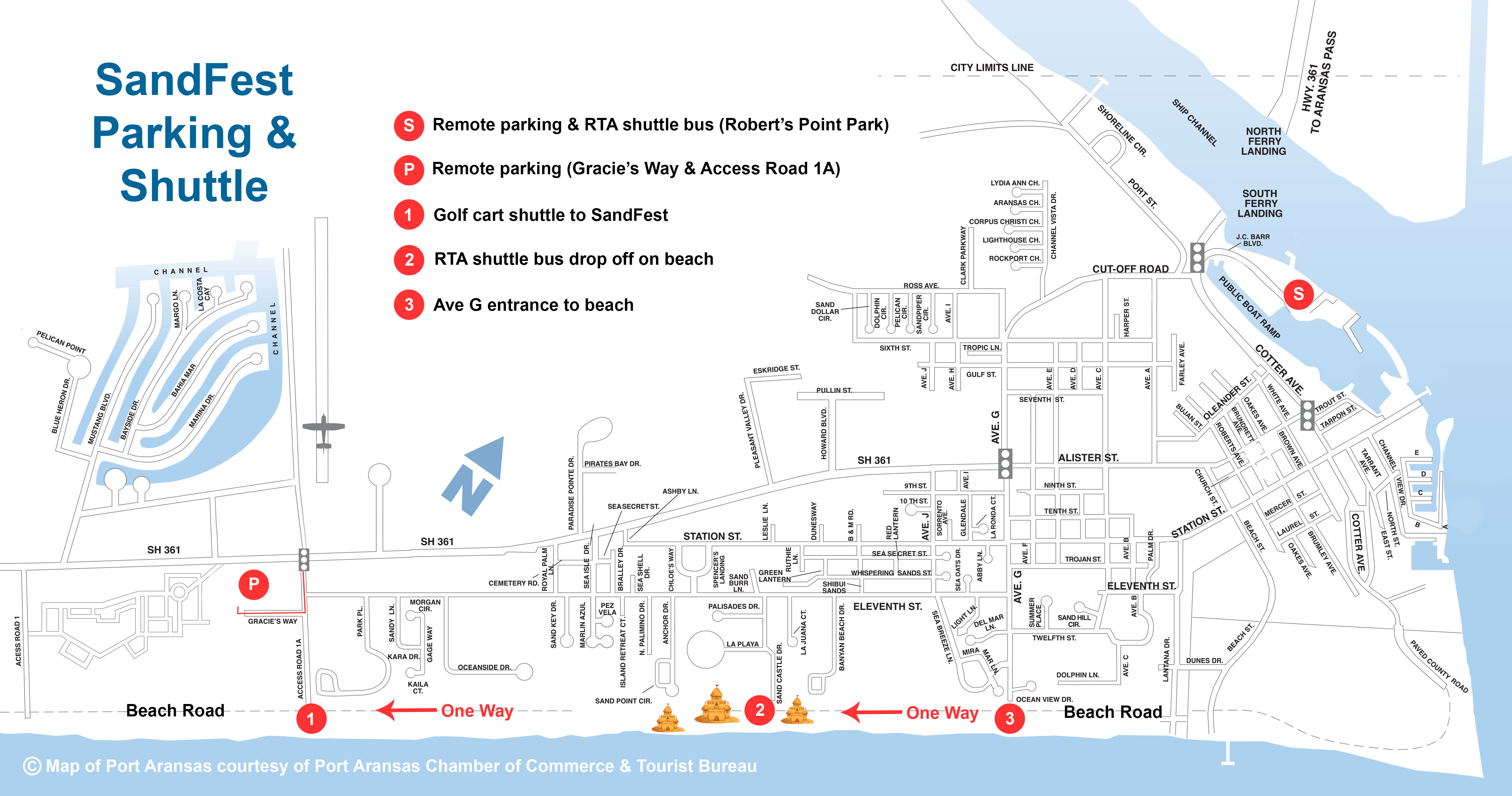 Map Of Hotels In Port Aransas Texas Printable Maps