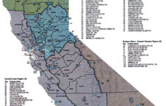 Map Of Hunting Zones In California Printable Maps