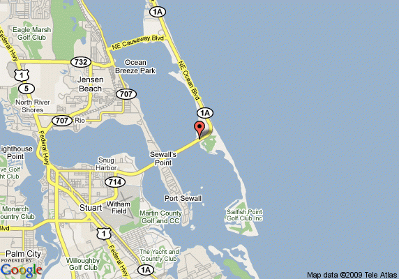 Map Of Hutchinson Island Marriott Beach Resort Stuart