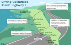 map of hwy 1 california coast printable maps Map Of Hwy 1 California Coast Printable Maps