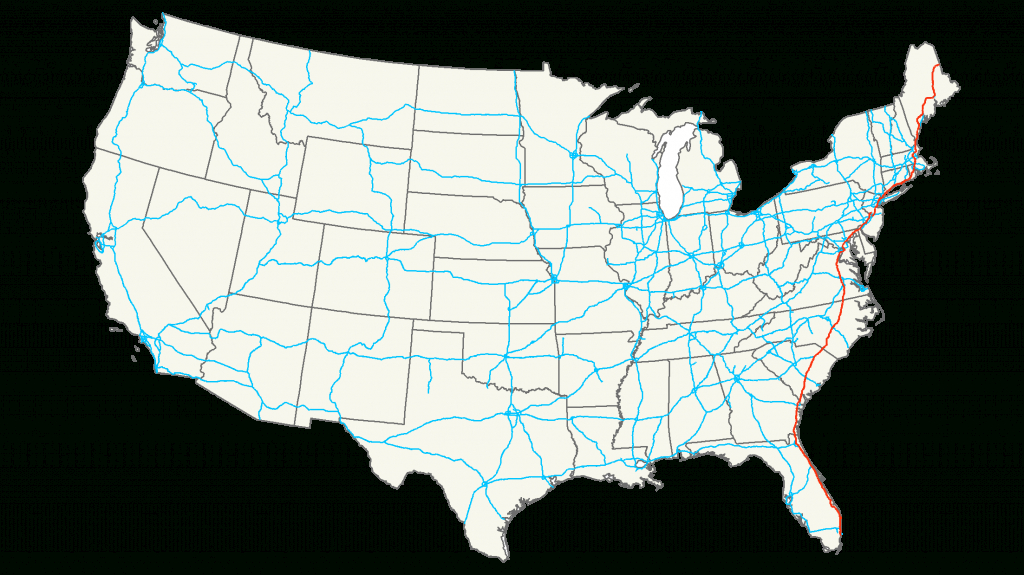 Map Of I 95 From Florida To New York Printable Maps