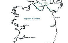 Map Of Ireland Coloring Page Coloring Home