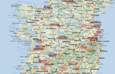 Map Of Ireland With Tourist Attractions Maps Update 800900 Map Of