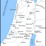 Map Of Israel In The Time Of Jesus Christ With Roads Bible History