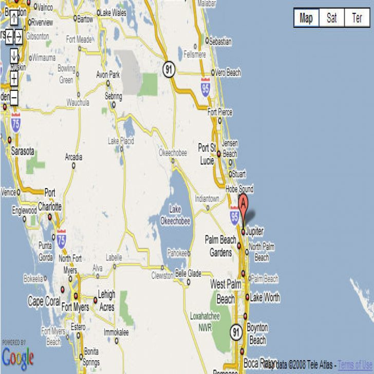 Jupiter Florida Map