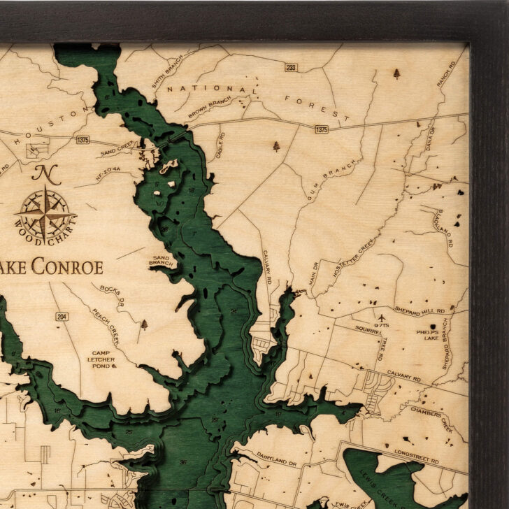 Map Of Lake Conroe Tx