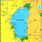 Map Of Lake Tahoe Area California Printable Maps