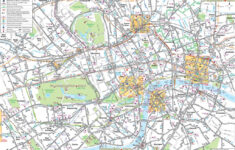 Map Of London With Tourist Attractions Download Printable Street Map