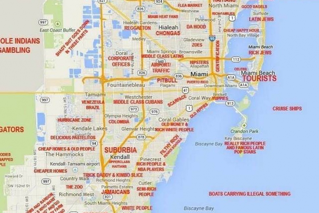 Map Of Miami Florida And Surrounding Areas Printable Maps