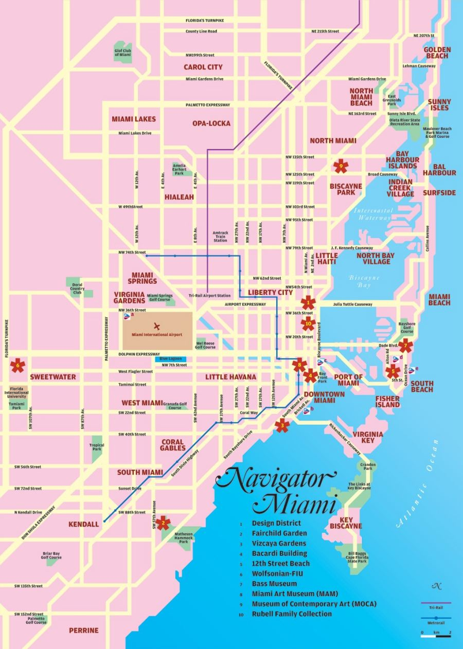 Map Of Miami Florida Cruise Ship Terminal Printable Maps