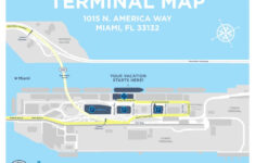 Map Of Miami Florida Cruise Ship Terminal Printable Maps