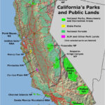 Map Of National Parks In California Time Zones Map World