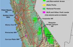 Map Of National Parks In California Time Zones Map World