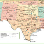 Map Of New Mexico Oklahoma And Texas
