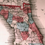 Map Of North Florida 1863