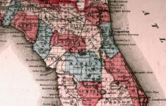 Map Of North Florida 1863