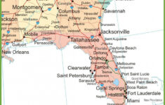 map of northeast florida and southeast georgia printable maps Map Of Northeast Florida And Southeast Georgia Printable Maps