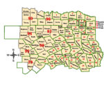 Map Of Northeast Texas Counties Printable Maps