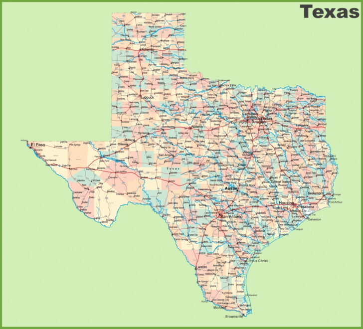 Map Of Northeast Texas Counties