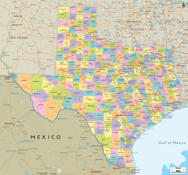 Ne Texas Map