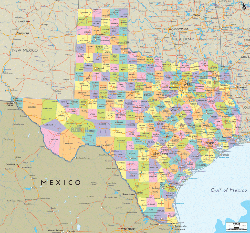 Map Of Northeast Texas Counties Printable Maps