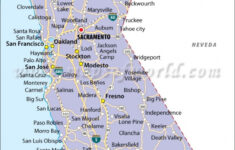 Map Of Northern California Cities And Towns Printable Maps