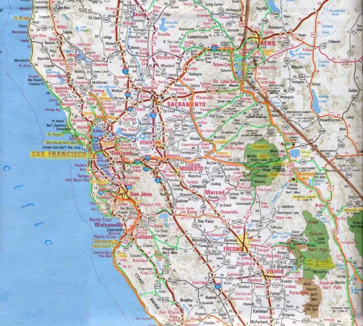 Map Of Northern California Cities Printable Maps | Wells Printable Map