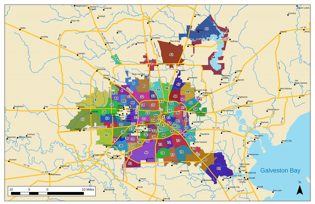Map Of Northwest Houston Texas Printable Maps