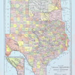 Map Of Oklahoma And Texas Together Printable Maps